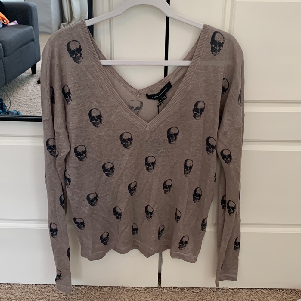 NWT Skull Cashmere longsleeve size S